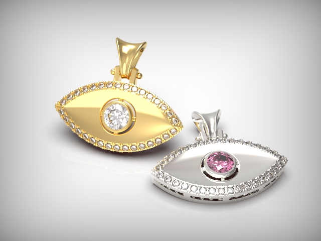 Evil-eye-gold-amulet-pendant