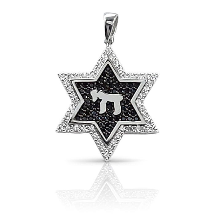 White-gold-and-black-zirkons-magen-david