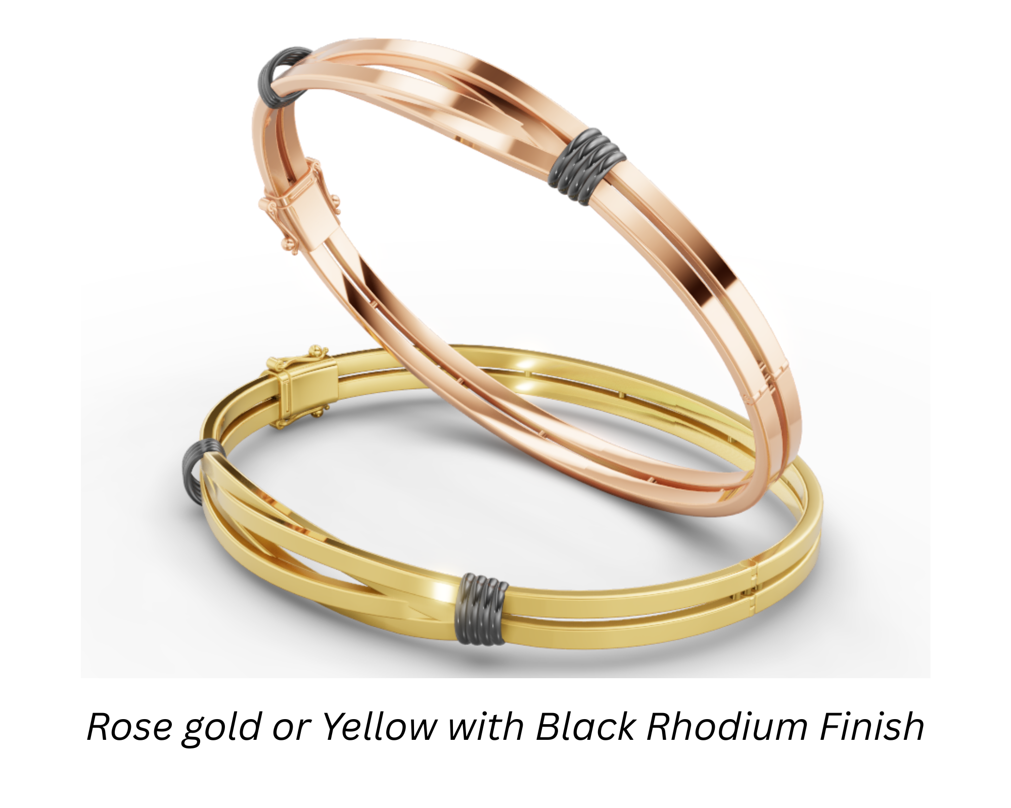 Black Rhodium Finish bracelet