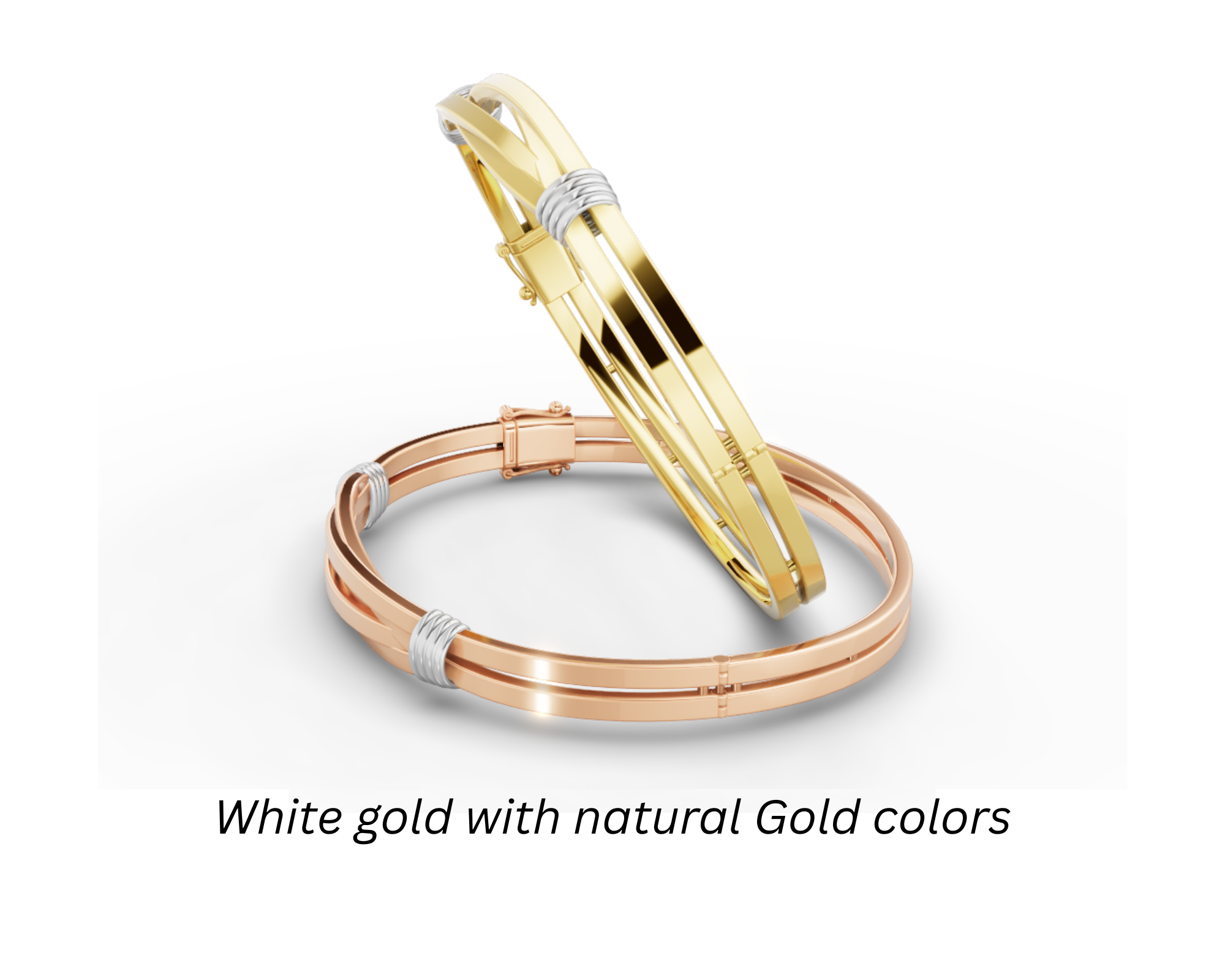 classic hand made gold braclete